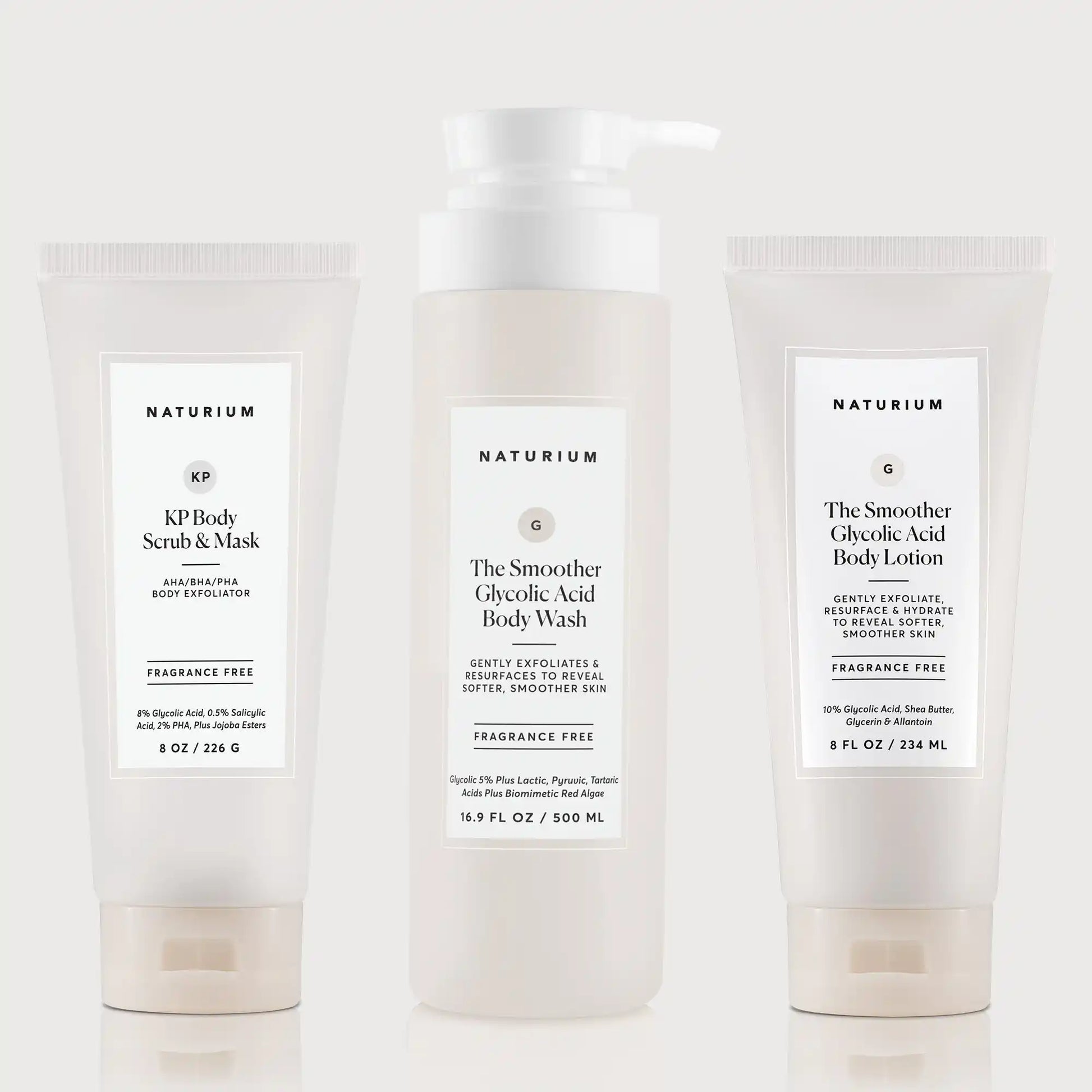 the-glycolic-acid-body-bundle-p5 NATR_KPScrub_SmootherBodyWash_SmootherLotion_Bundle_ecomm.webp